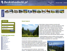 Tablet Screenshot of beskidsadecki.pl